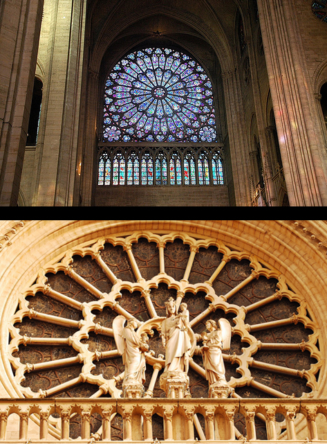 Notre-Dame, Fensterrose